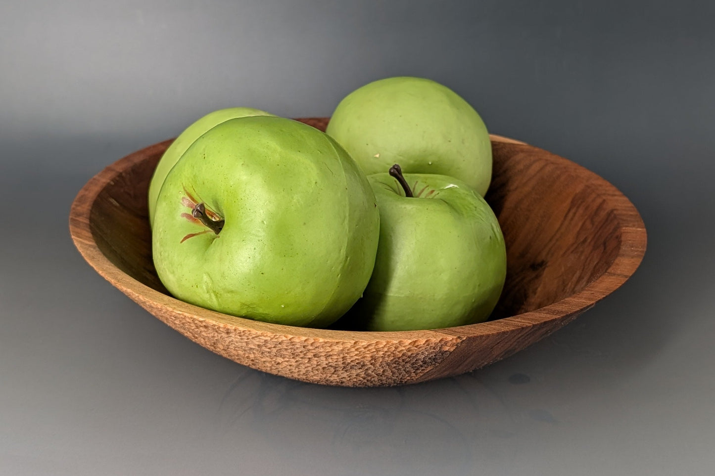 Walnut Stippled Heartwood Bowl | Sourced from Livermore, CA | 10"