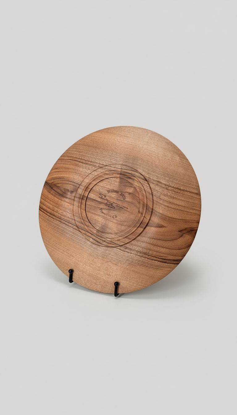 Bookmatched Walnut Platter | Studio Second (Discounted) | 12"