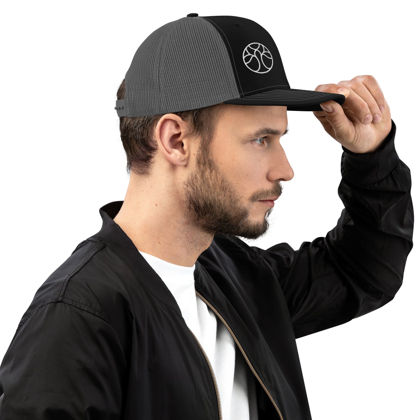 Q Branch Woodworks Logo Trucker Hat