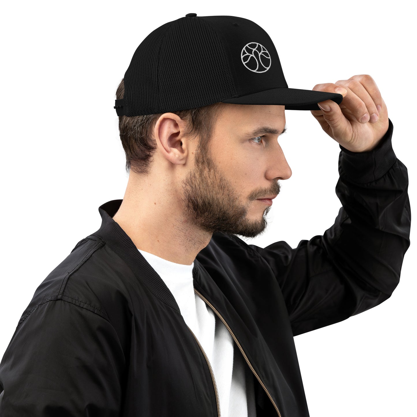 Q Branch Woodworks Logo Trucker Hat