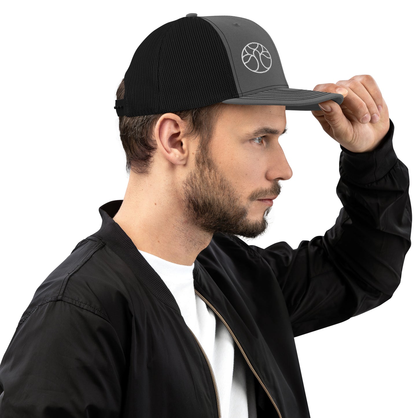 Q Branch Woodworks Logo Trucker Hat