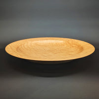 Handmade quilted maple large bowl and platter