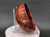 Beautiful figured round-bottomed small walnut bowl