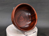 Beautiful figured round-bottomed small walnut bowl