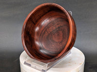 Beautiful figured round-bottomed small walnut bowl