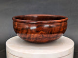 Beautiful figured round-bottomed small walnut bowl