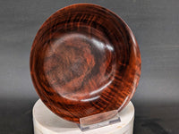 Beautiful figured footed medium walnut bowl