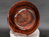 Beautiful figured footed medium walnut bowl