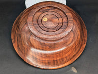 Museum-quality figured walnut bowl