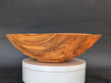 ULTRA-thin olive ash bowl - so thin it's TRANSLUCENT