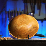 Stunning Curly Maple Bowl - 11", Handcrafted, Food-Safe Finish