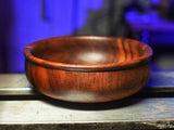 Beautiful Beaded Walnut Bowl - 9", Handcrafted, Food-Safe Finish