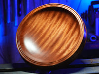 Stunning Mahogany Platter - 12", Handcrafted, Food-Safe Finish