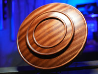 Stunning Mahogany Platter - 12", Handcrafted, Food-Safe Finish