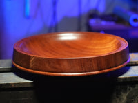 Stunning Mahogany Platter - 12", Handcrafted, Food-Safe Finish