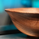 Stunning Black Acacia Bowl - 6" x 3", Handcrafted, Food-Safe Finish