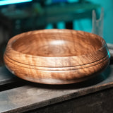 Stunning Figured Walnut Bowl - 11", Handcrafted, Food-Safe Finish