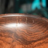 Stunning Figured Walnut Bowl - 11", Handcrafted, Food-Safe Finish