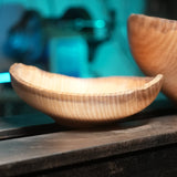 Curly Maple Bowl Nested Set- 12" x 6", Handcrafted, Food-Safe Finish