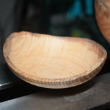 Curly Maple Bowl Nested Set- 12" x 6", Handcrafted, Food-Safe Finish