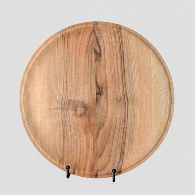 Bookmatched Walnut Platter | Studio Second (Discounted) | 12"