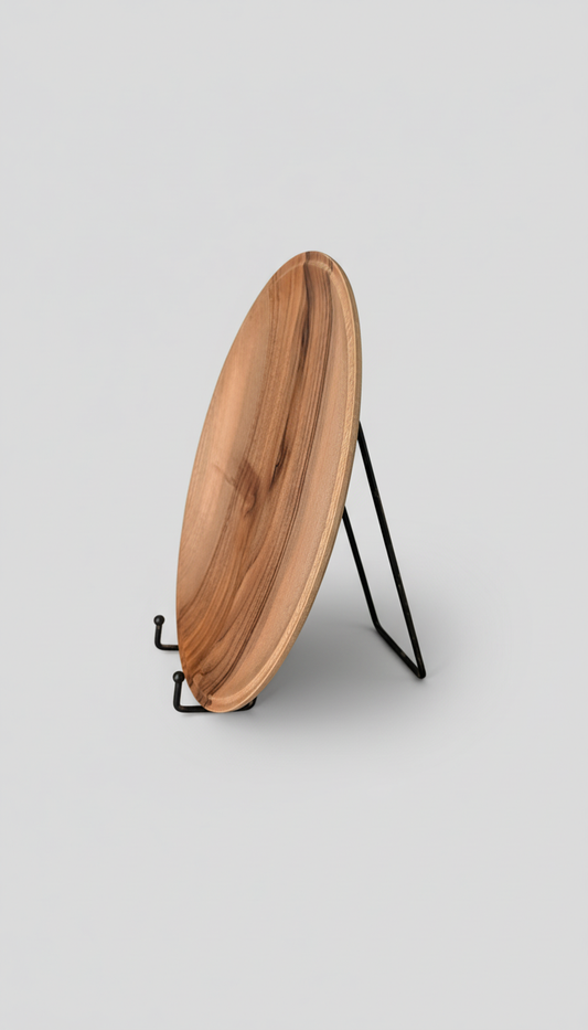 Bookmatched Walnut Platter | Studio Second (Discounted) | 12"