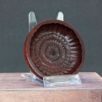 Handmade rose engine sapele exotic wood ring bowl 1